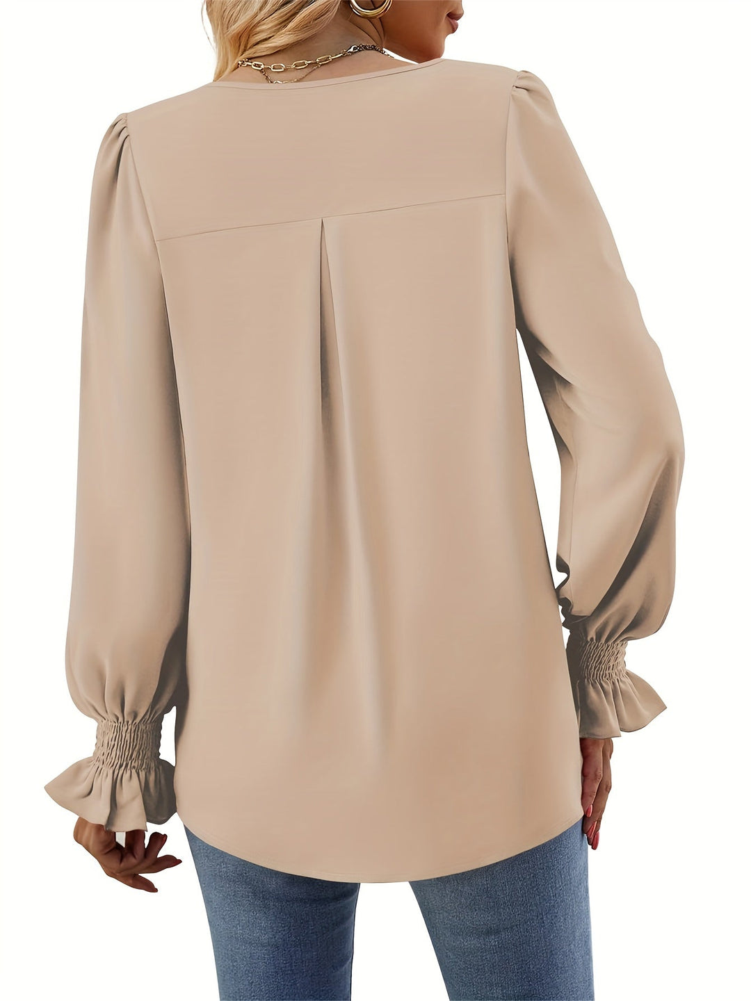 Daisy ™ | Chic V-Neck Puff Sleeve Blouse