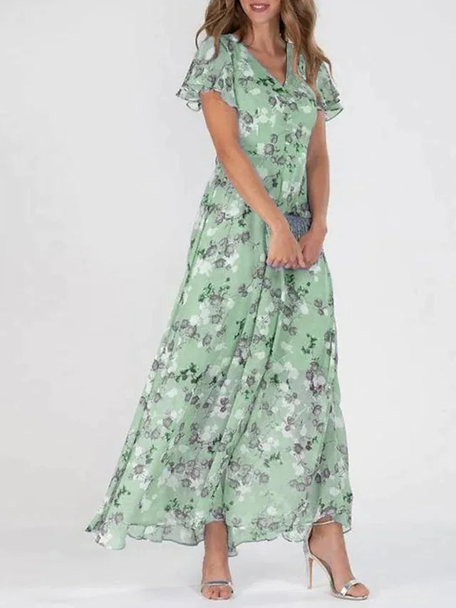 Leonora ™ | Flowy Floral Maxi Dress