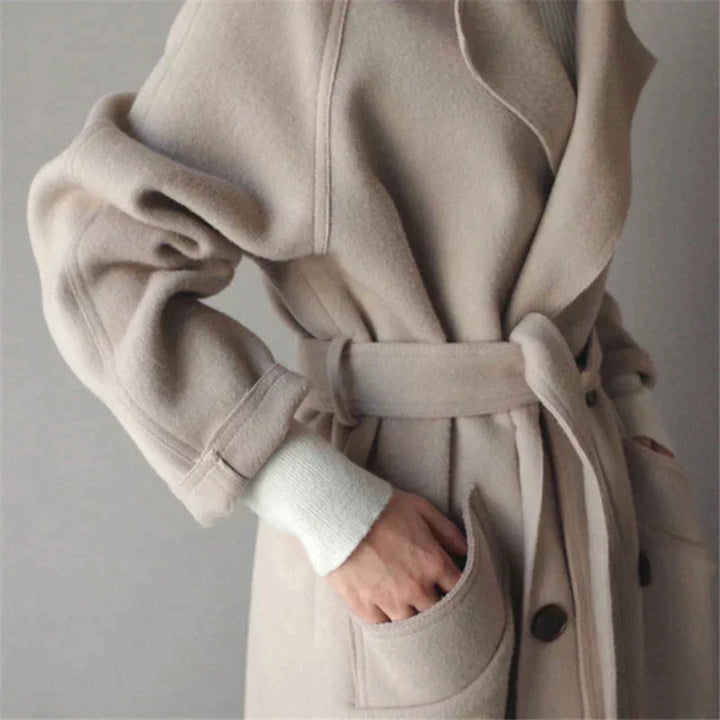 CECILYA | Long Wool Coat