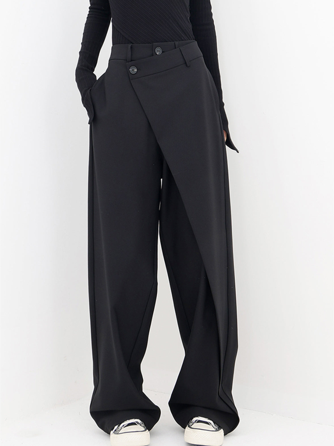 Grace ™ | Stylish High-Waisted Wide-Leg Trousers