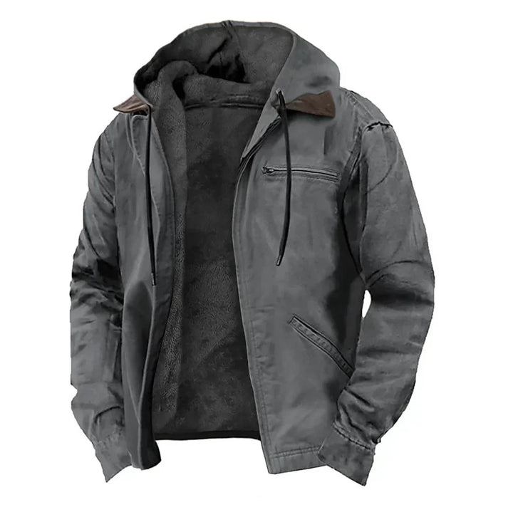 Abraham™ | Stylish Fleece-Lined Hooded Jacket