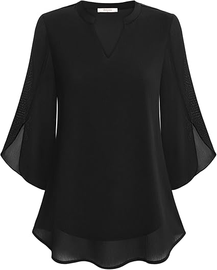 Celeste™ | Graceful Split-Sleeve Blouse