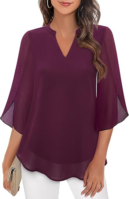 Celeste™ | Graceful Split-Sleeve Blouse