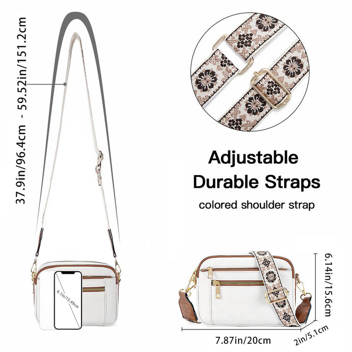 Camille™ | Floral Strap Crossbody Bag