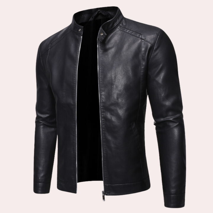 Magnus ™ | Sleek Leather Biker Jacket