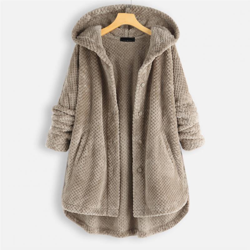 Daisy™ | Stylish Cozy Hooded Button-Up Coat