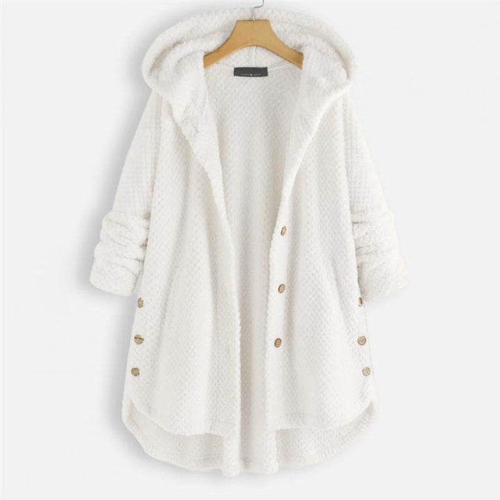 Daisy™ | Stylish Cozy Hooded Button-Up Coat