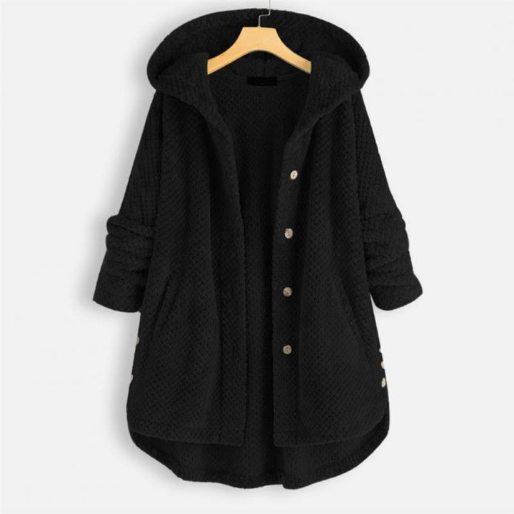 Daisy™ | Stylish Cozy Hooded Button-Up Coat