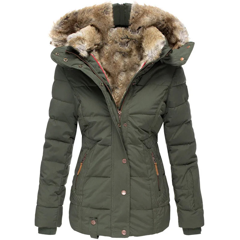 Abigail™ | Elegant Fur-Lined Winter Jacket