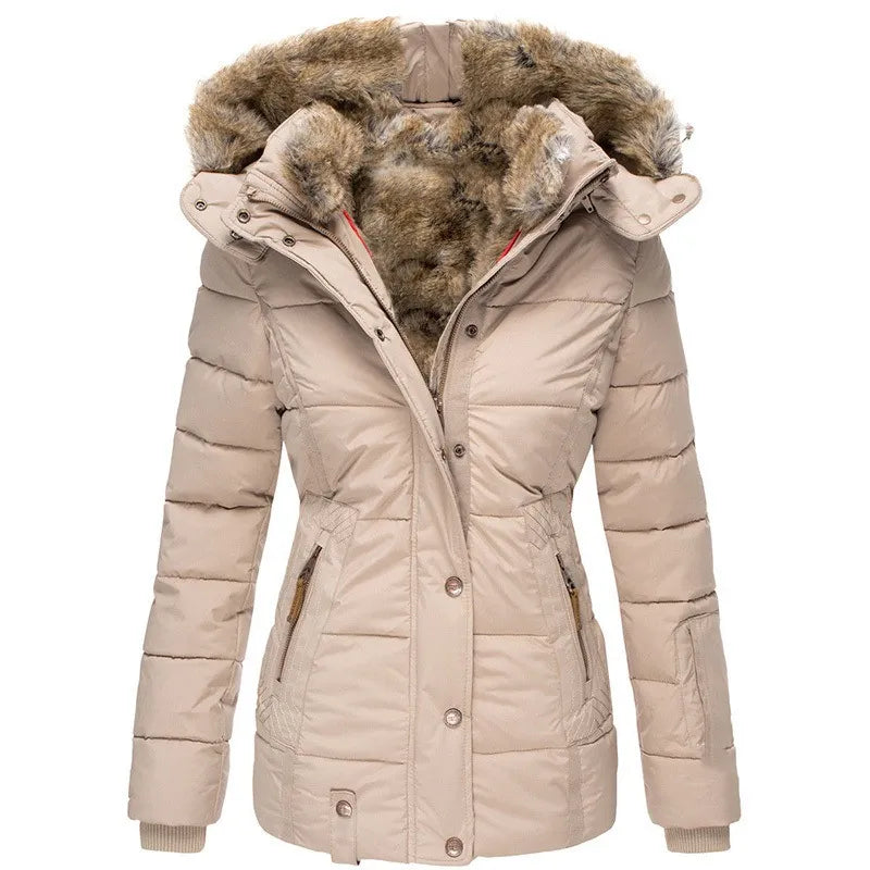 Abigail™ | Elegant Fur-Lined Winter Jacket