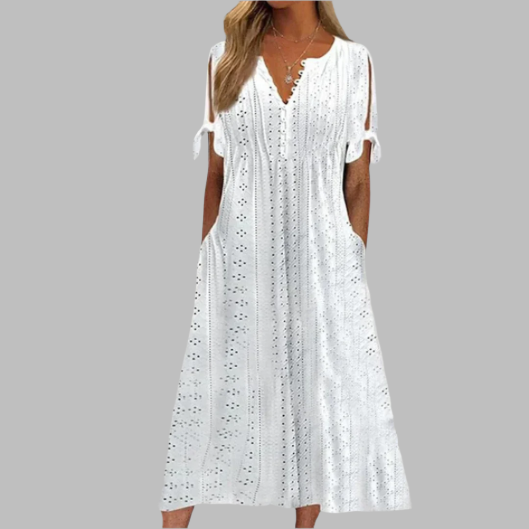 Alice™ | Elegant Summer Boho Midi Dress