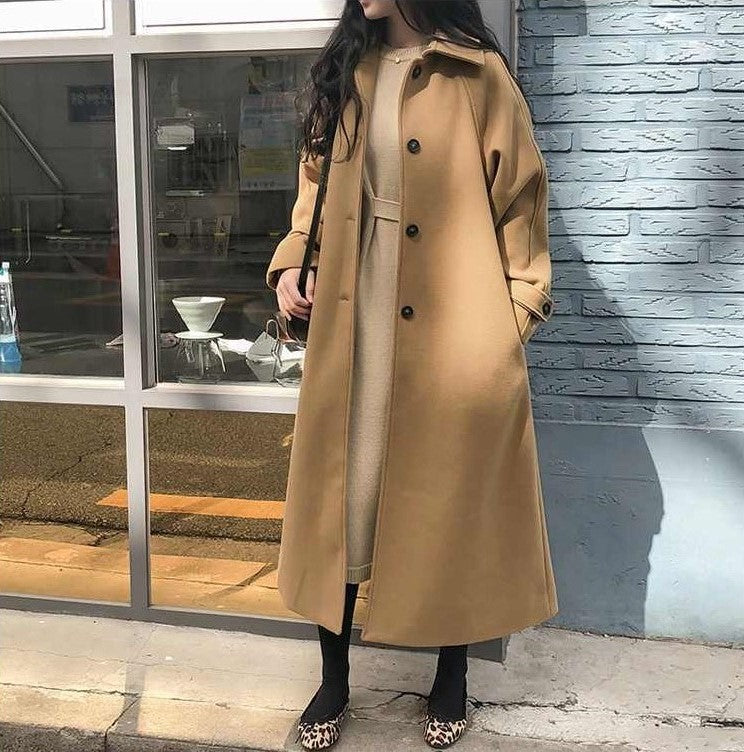 Malinam | Women's Long Trench Coat | Warm