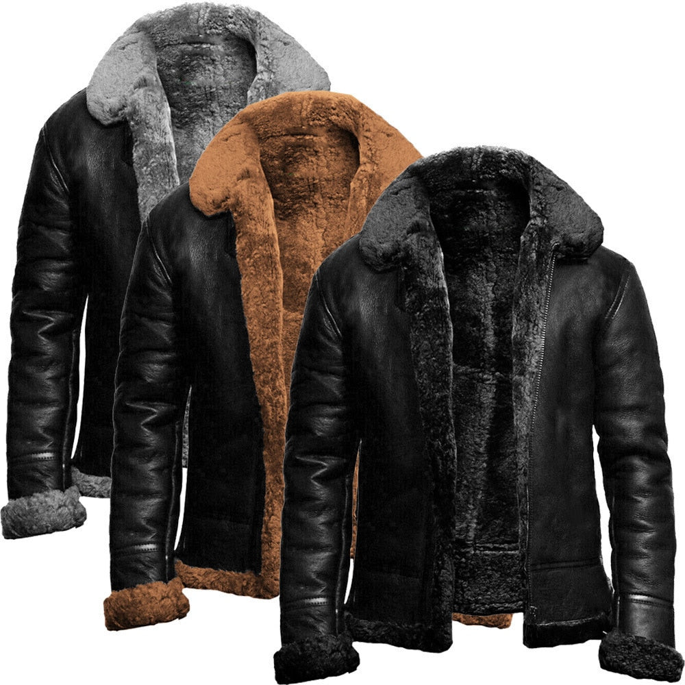 Michael ™ | Premium Shearling Leather Jacket