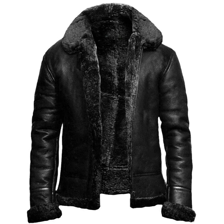 Anker™ | Stylish Shearling Aviator Jacket