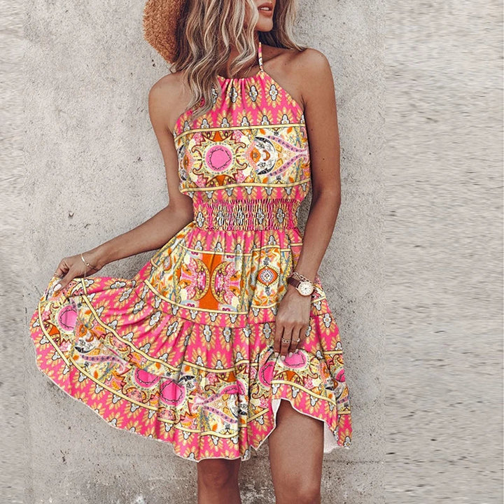 Mirabelle™ | Stylish Summer Boho Halter Dress