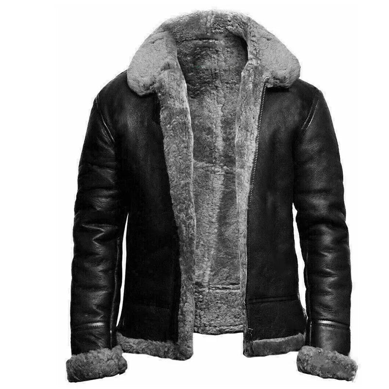 Anker™ | Stylish Shearling Aviator Jacket