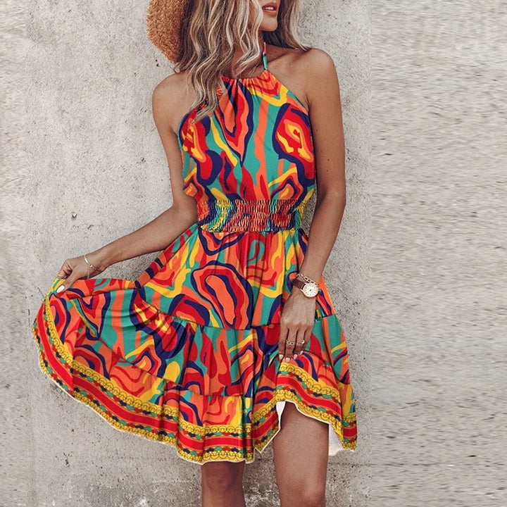 Mirabelle™ | Stylish Summer Boho Halter Dress