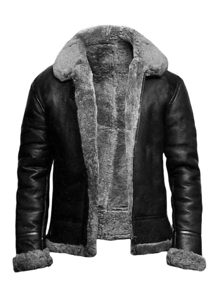 Michael ™ | Premium Shearling Leather Jacket