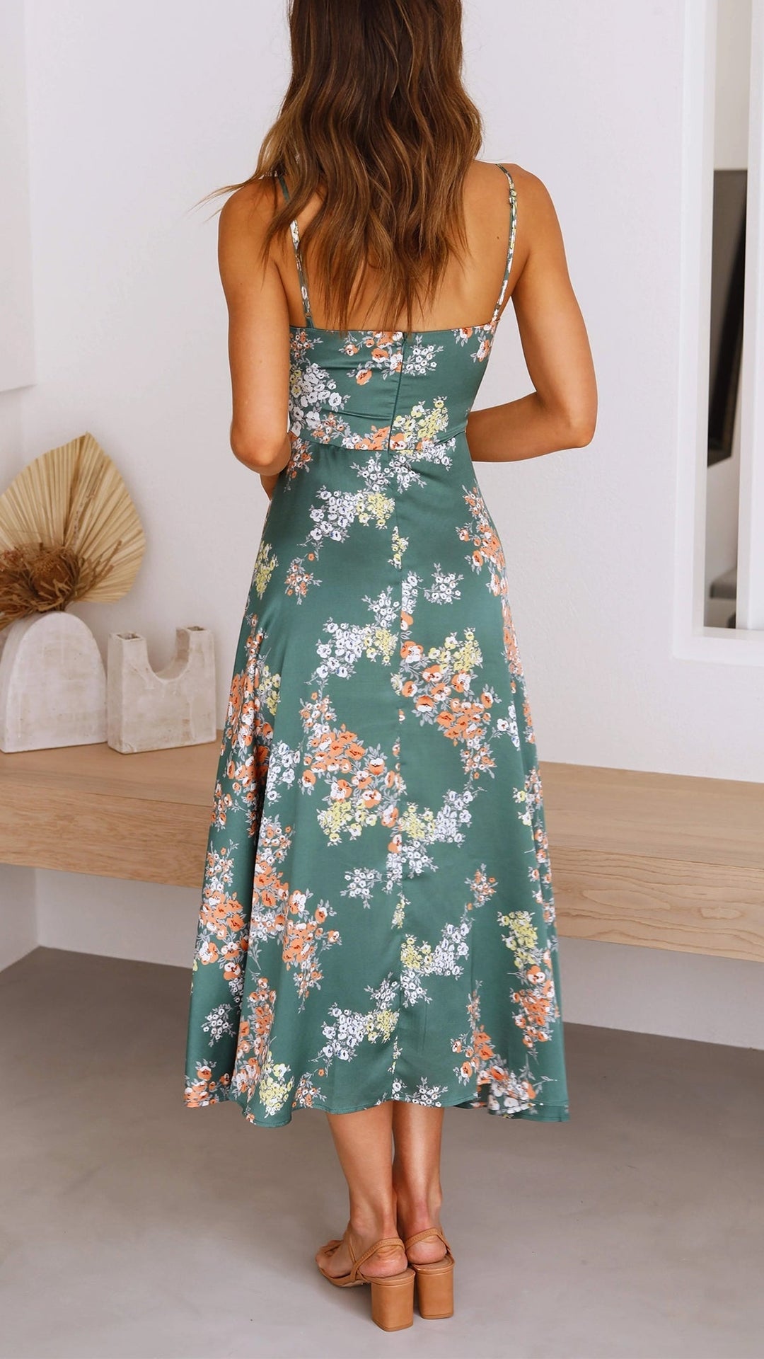 Eleanor ™ | Floral Tie-Front Maxi Dress