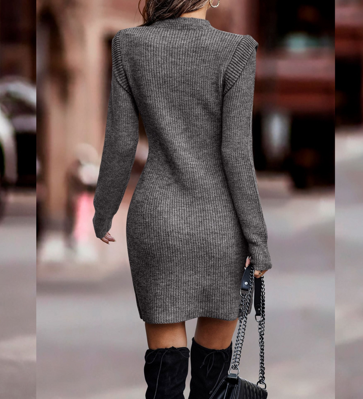 Jasmine™ | Stylish Bodycon Long-Sleeve Dress