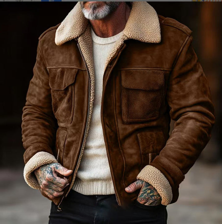 Ludvig ™ | Shearling Lined Leather Bomber Jacket