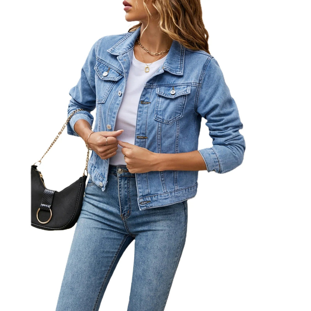 Charlotte | Denim Jacket with Buttons