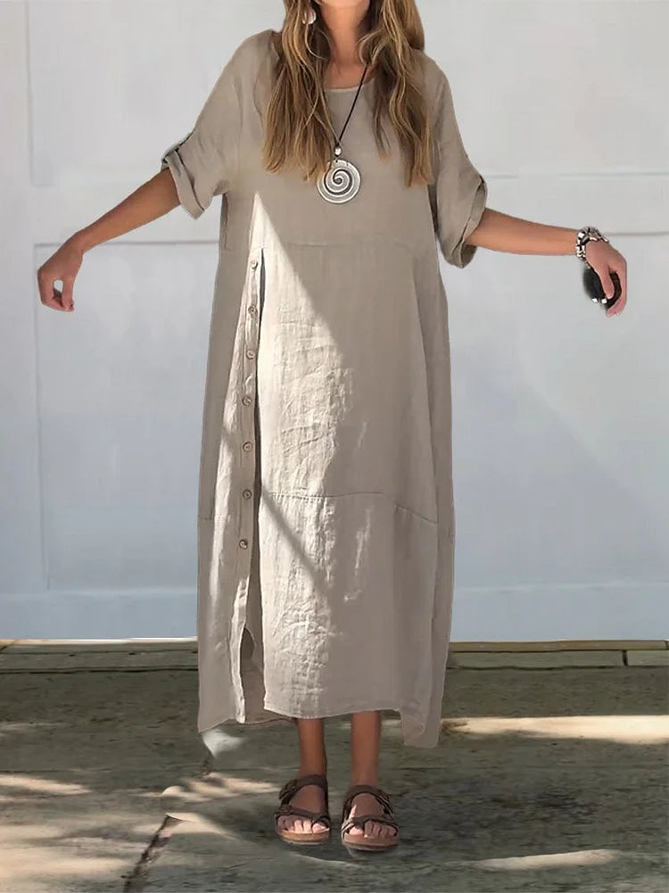 Vera™ | Relaxed-Fit Boho Maxi Dress