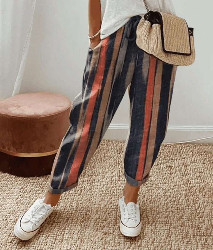 Bella™ | Chic trousers in cotton-linen