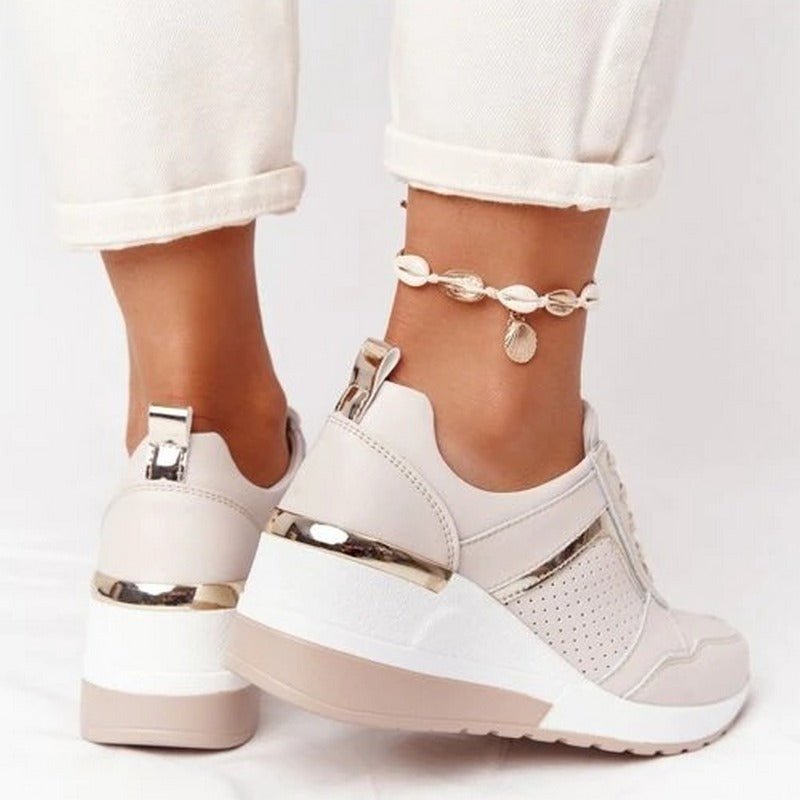 Dakota™ | Stylish Wedge Sneakers