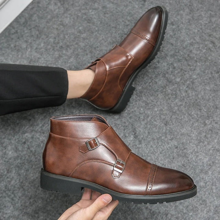 Jacob ™ | Stylish Double Monk Strap Boots