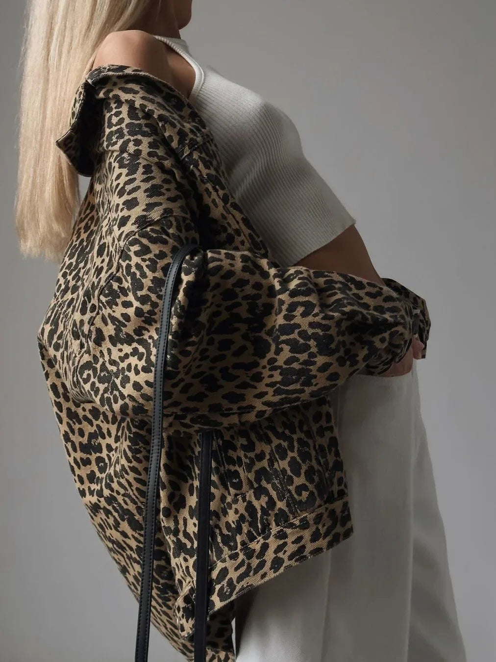 NAOMI | Elegant Leopard Print Jacket