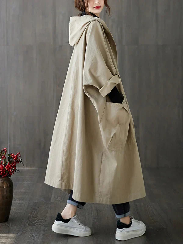 Anselmia | Women's Hooded Trench Coat