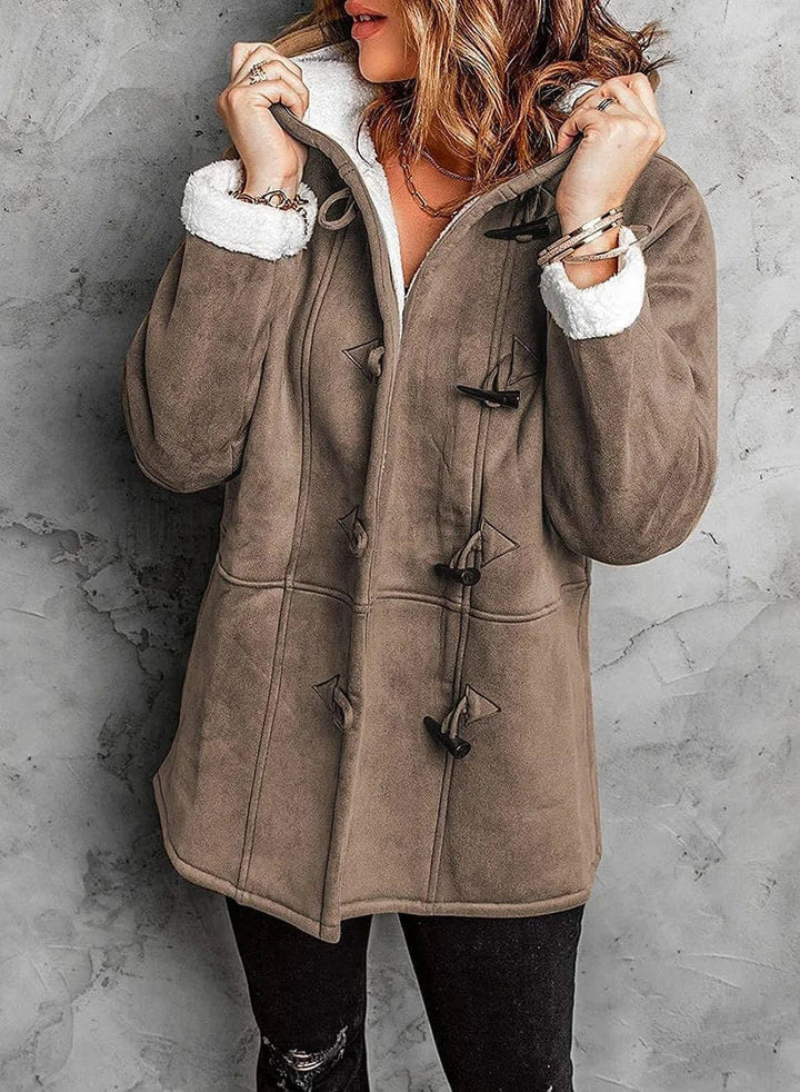 Amelia ™ | Fleece-Lined Hooded Coat