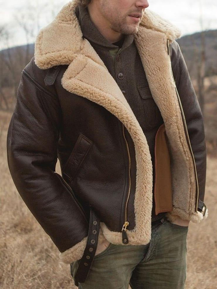 Kristian ™ | Premium Shearling Leather Jacket