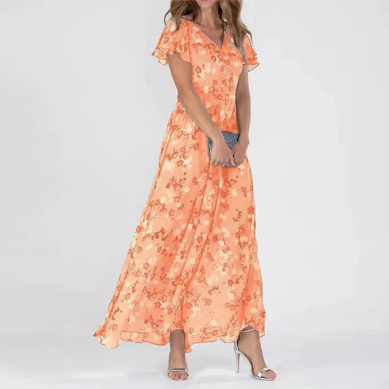 Leonora ™ | Flowy Floral Maxi Dress