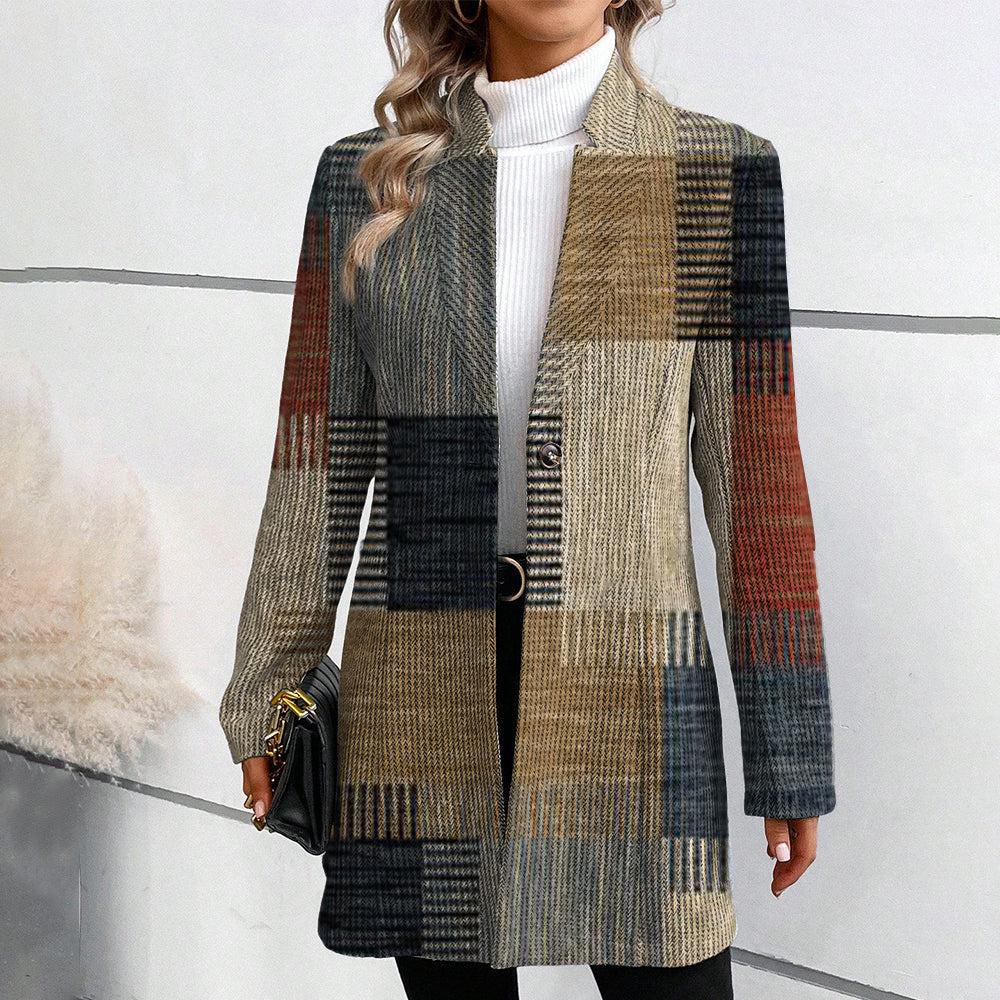 Isla ™ | Stylish Plaid Long Coat