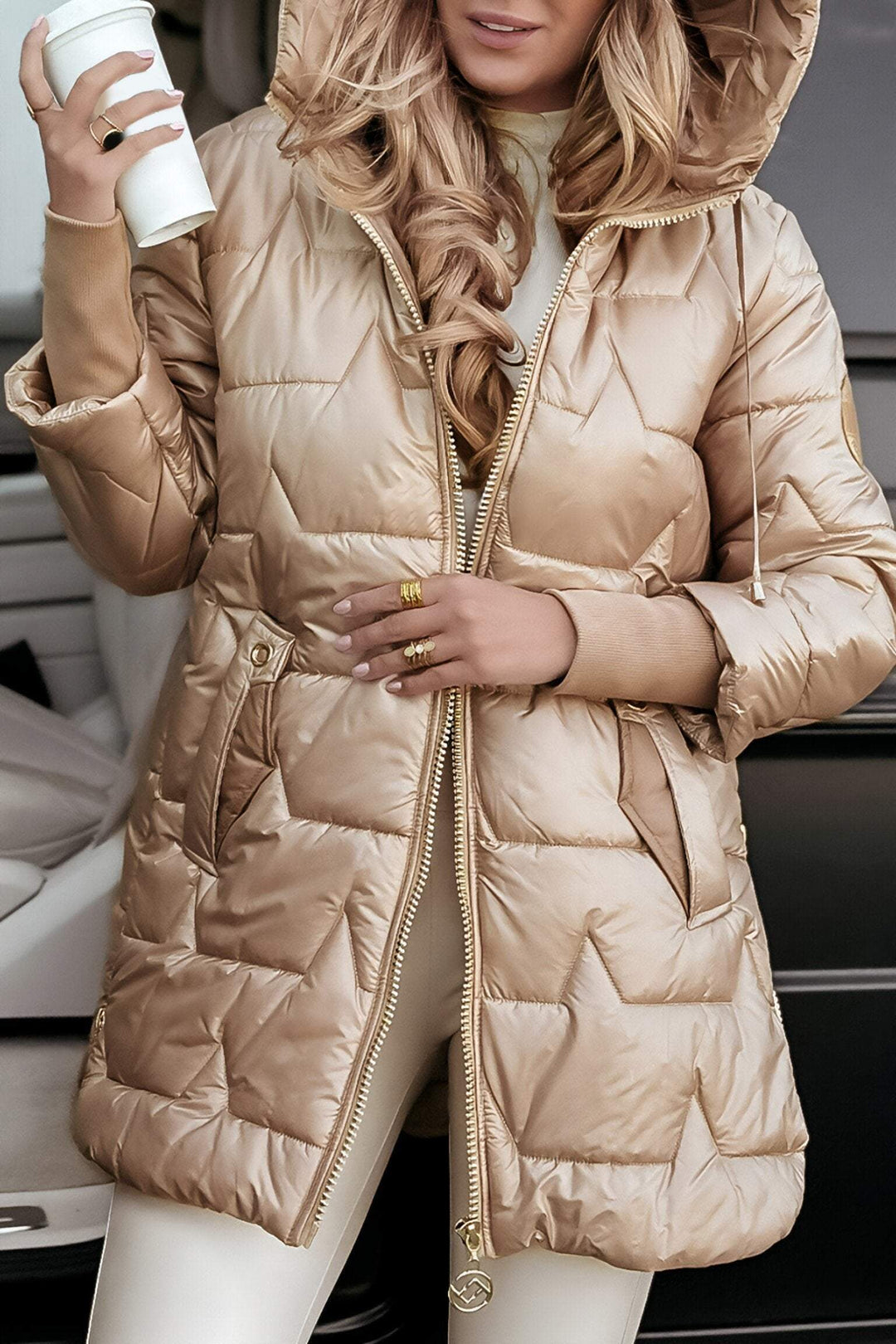 Cora ™ | Cozy Padded Hooded Winter Coat