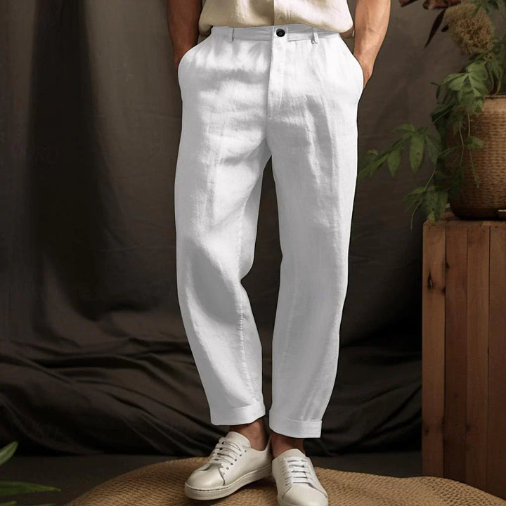 Oliver ™ | Light Linen Relaxed Fit Trousers