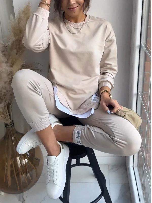 Ivy™ | Stylish Relaxed-Fit Sweatshirt and Jogger Set