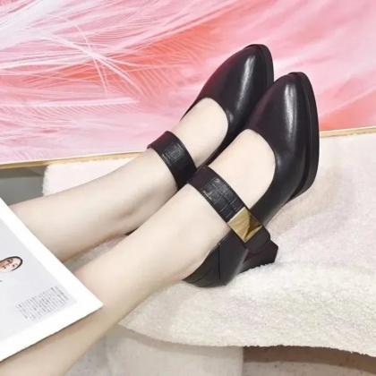 Anne ™ | Stylish Block Heel Mary Jane Pumps